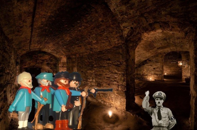 15 Edinburg Blair Street Underground Vaults mit dem großen Diktator.JPG