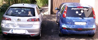 autos1.JPG (77.7 KiB) 720 mal betrachtet Seat Ibiza (Papa-auf-die-Arbeit-fahr-Auto) und Nissan Note (Familien-Auto) mal etwas anders....