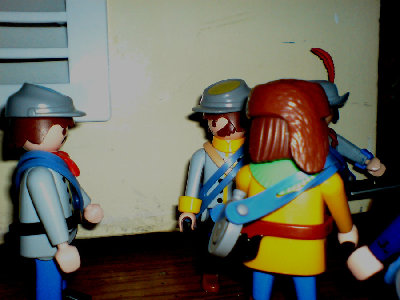 DSC00032.JPG (121.63 KiB) 1104 mal betrachtet "Versammt, die armen Schweine" "Hast Du die Mütze noch, Dixie?" "Ja, warm und behütet unter meinem Hemd." "Dann kommt alle. Der Luitenant will sie sehen."