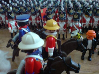 DSC00334.JPG (93.53 KiB) 1139 mal betrachtet "Jetzt ist es an uns, Berthier. Sollen nun Salven und Bajonette den Tag entscheiden." " So sei es. Die Infanterie wird sie brechen."