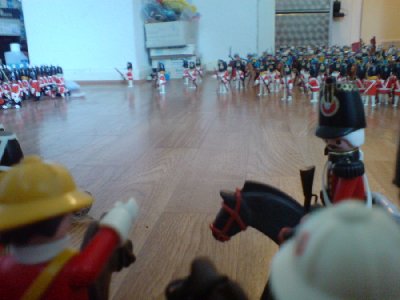DSC01451.JPG (70.92 KiB) 1130 mal betrachtet "MC GEE!" "Euer Majestät?" "Die Chasseurs zum Angriff. Retten sie unsere Flanke! Reiten Sie!" "Zu Befehl!"