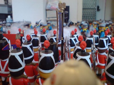 DSC01692.JPG (92.08 KiB) 1061 mal betrachtet "Nur die Ruhe Oberst. Sehen sie. Die Kavallerie weicht schon zurück."