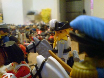 DSC01962.JPG (77.26 KiB) 1056 mal betrachtet "General! Die Blaubäuche." "Ich weiss Colonel, ich habe es gehört. Lassen sie zum Sammeln blasen. Wir schliessen uns Rottis Stellung an. Hier ist heute kein Sieg mehr drin."