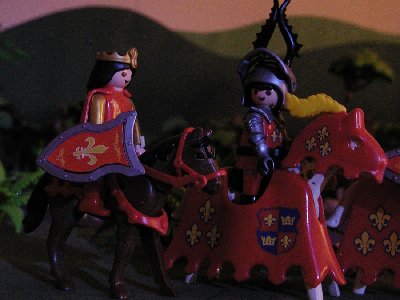 124- Bleib immer.jpg (143.31 KiB) 2920 mal betrachtet „Bleib immer schön hinter mir, dann passiert dir auch nichts“, sprach Ritter Hartmut zu Elena.