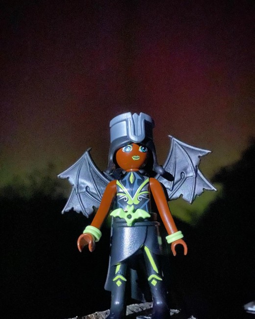 Hüterin der Aurora borealis